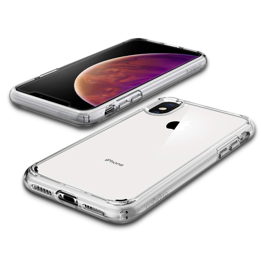 Oryginalne etui Ultra Hybrid od marki Spigen dla iPhone Xs
